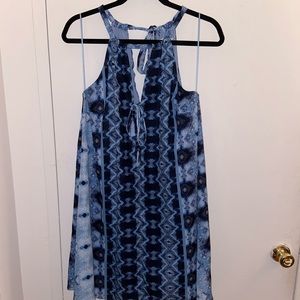 Blue Patterned Sundress